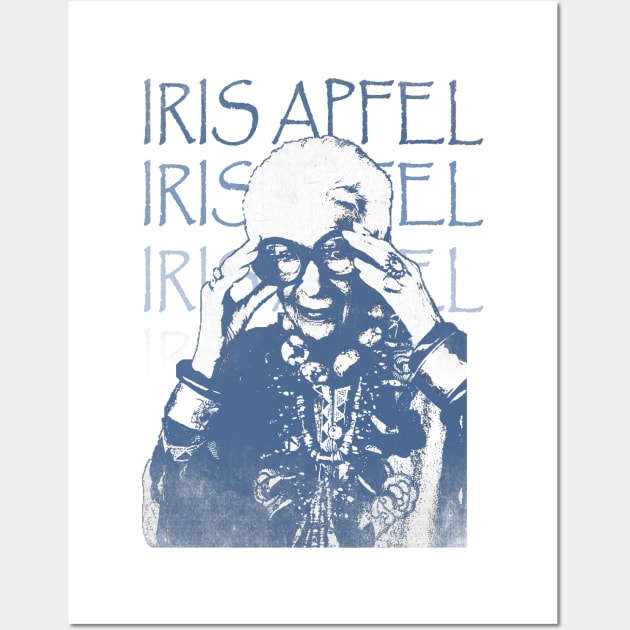 Iris-Apfel Wall Art by nikalassjanovic